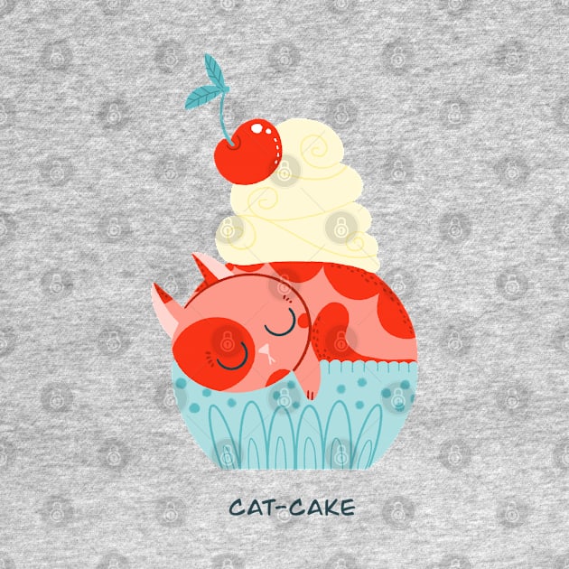 cat cake by Angela Sbandelli Illustration and Design